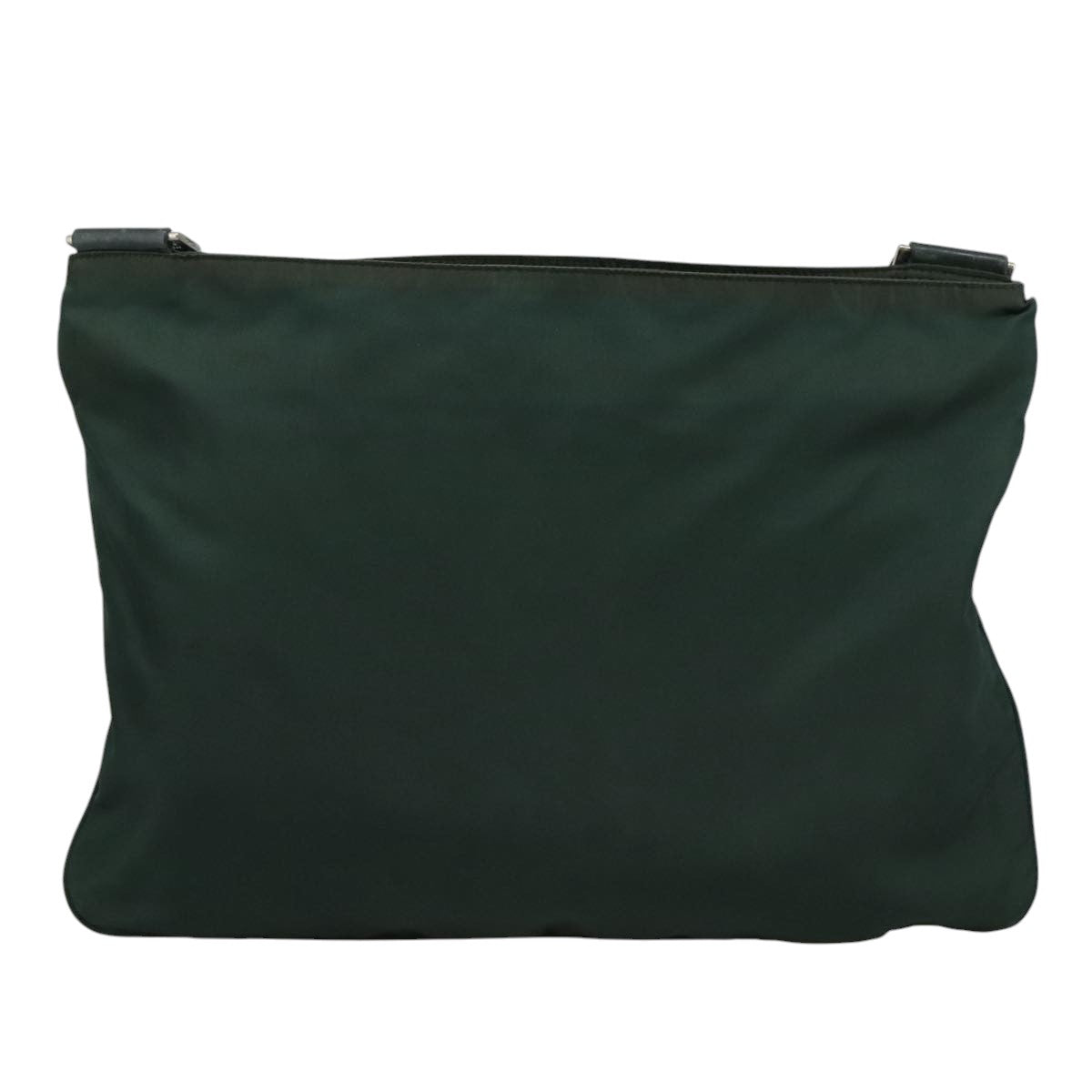 PRADA Shoulder Bag Nylon Green Auth 111079