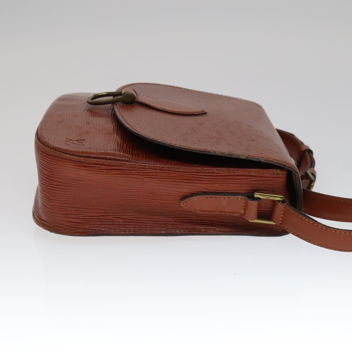 LOUIS VUITTON Epi Saint Cloud GM Shoulder Bag Brown M52193 LV Auth 111133