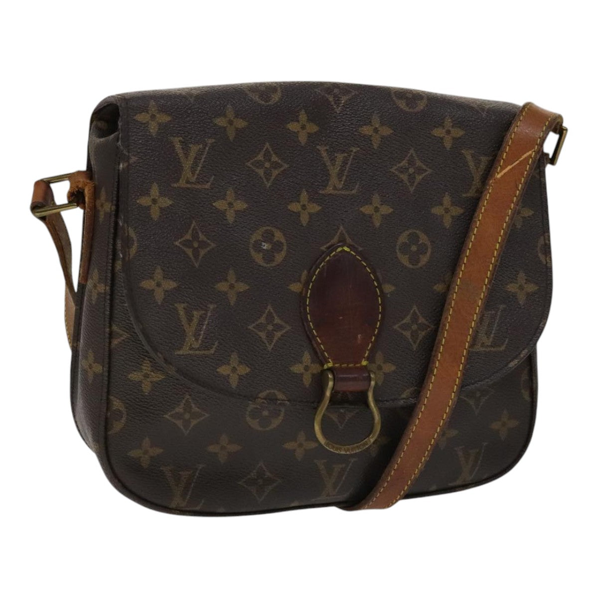 LOUIS VUITTON Monogram Saint Cloud GM Shoulder Bag M51242 LV Auth 111153