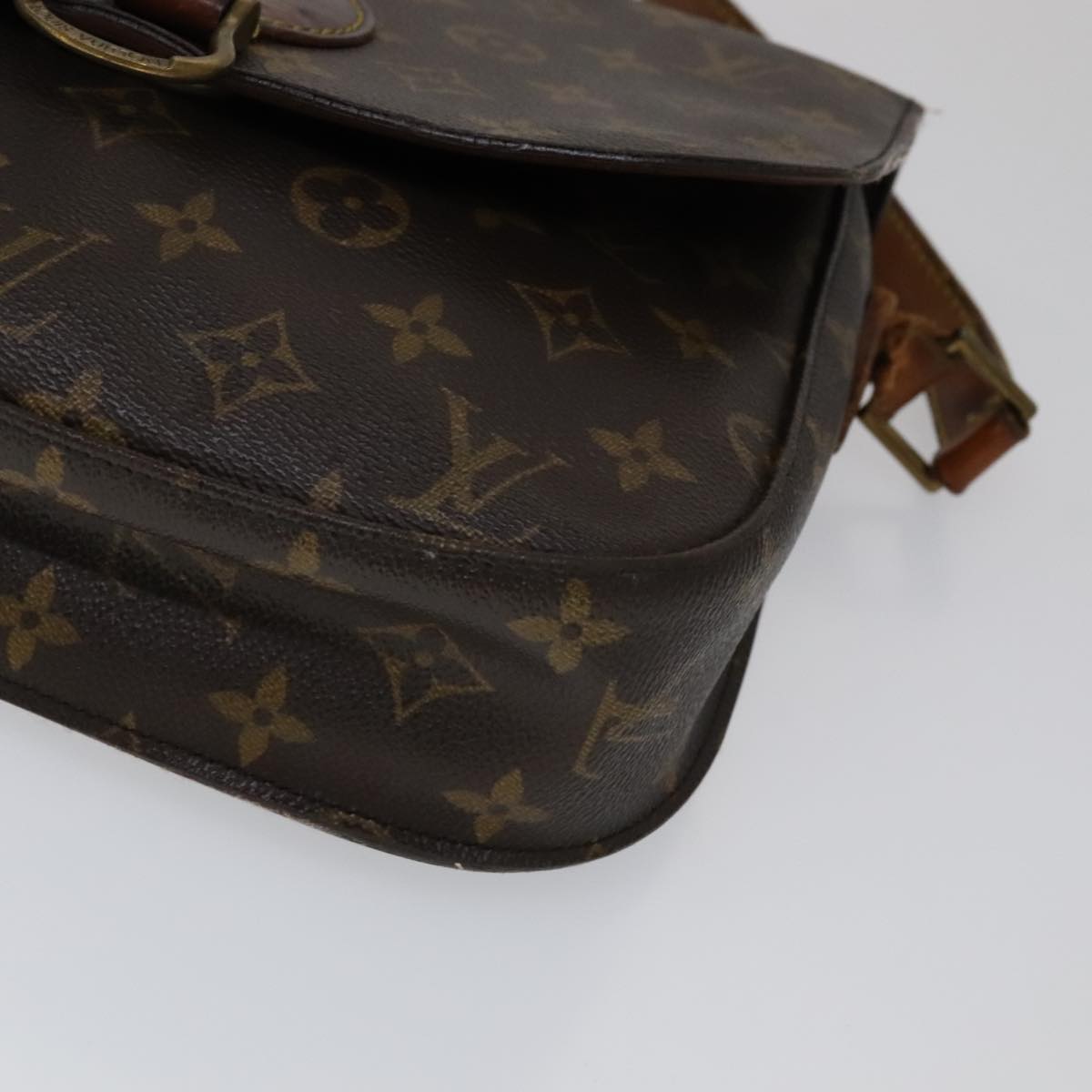 LOUIS VUITTON Monogram Saint Cloud GM Shoulder Bag M51242 LV Auth 111153