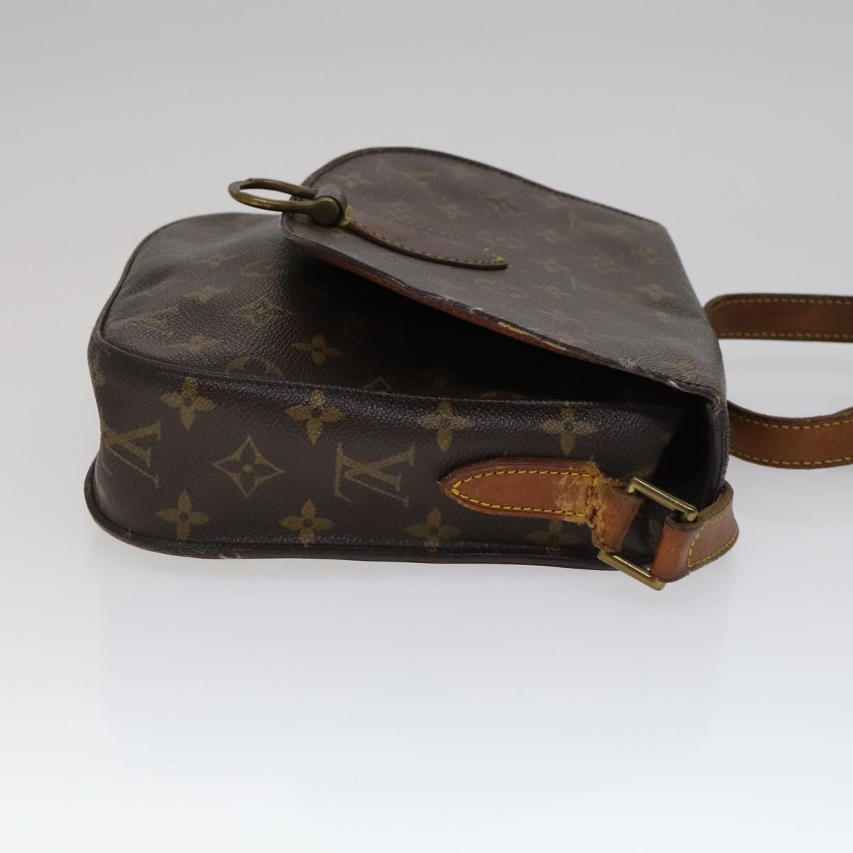 LOUIS VUITTON Monogram Saint Cloud GM Shoulder Bag M51242 LV Auth 111153