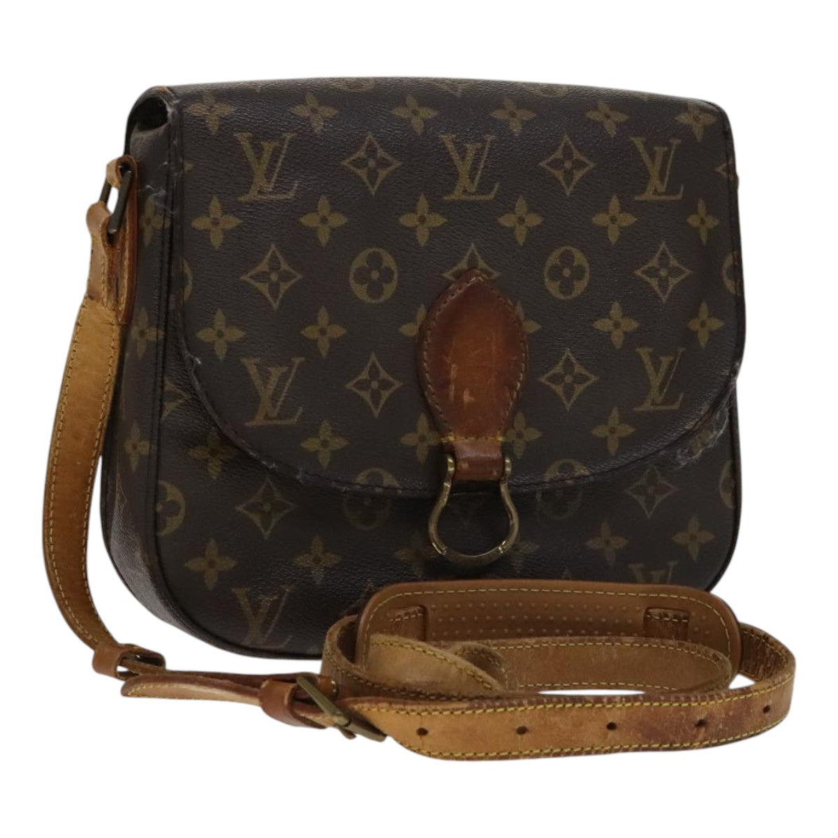 LOUIS VUITTON Monogram Saint Cloud GM Shoulder Bag M51242 LV Auth 111154