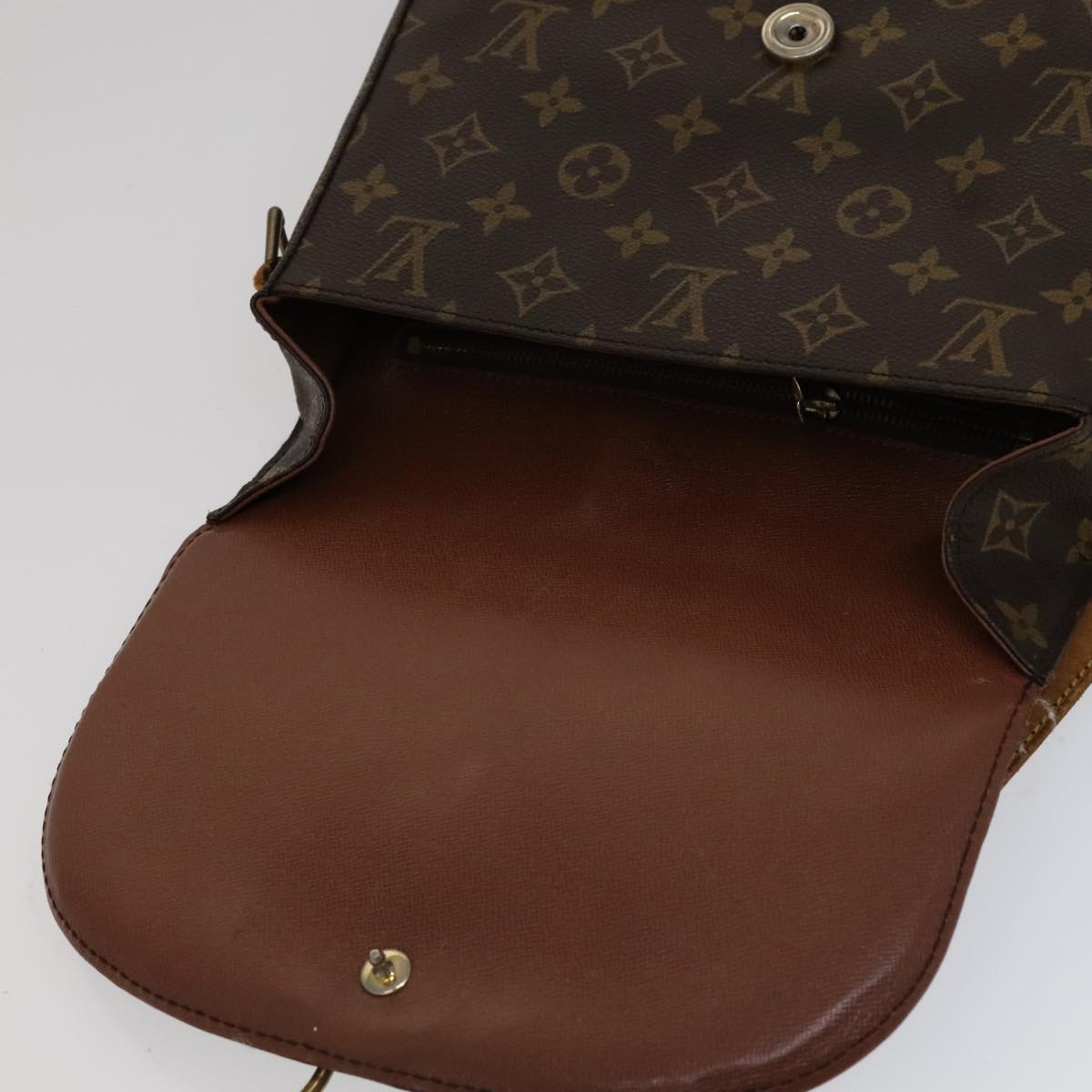 LOUIS VUITTON Monogram Saint Cloud GM Shoulder Bag M51242 LV Auth 111154