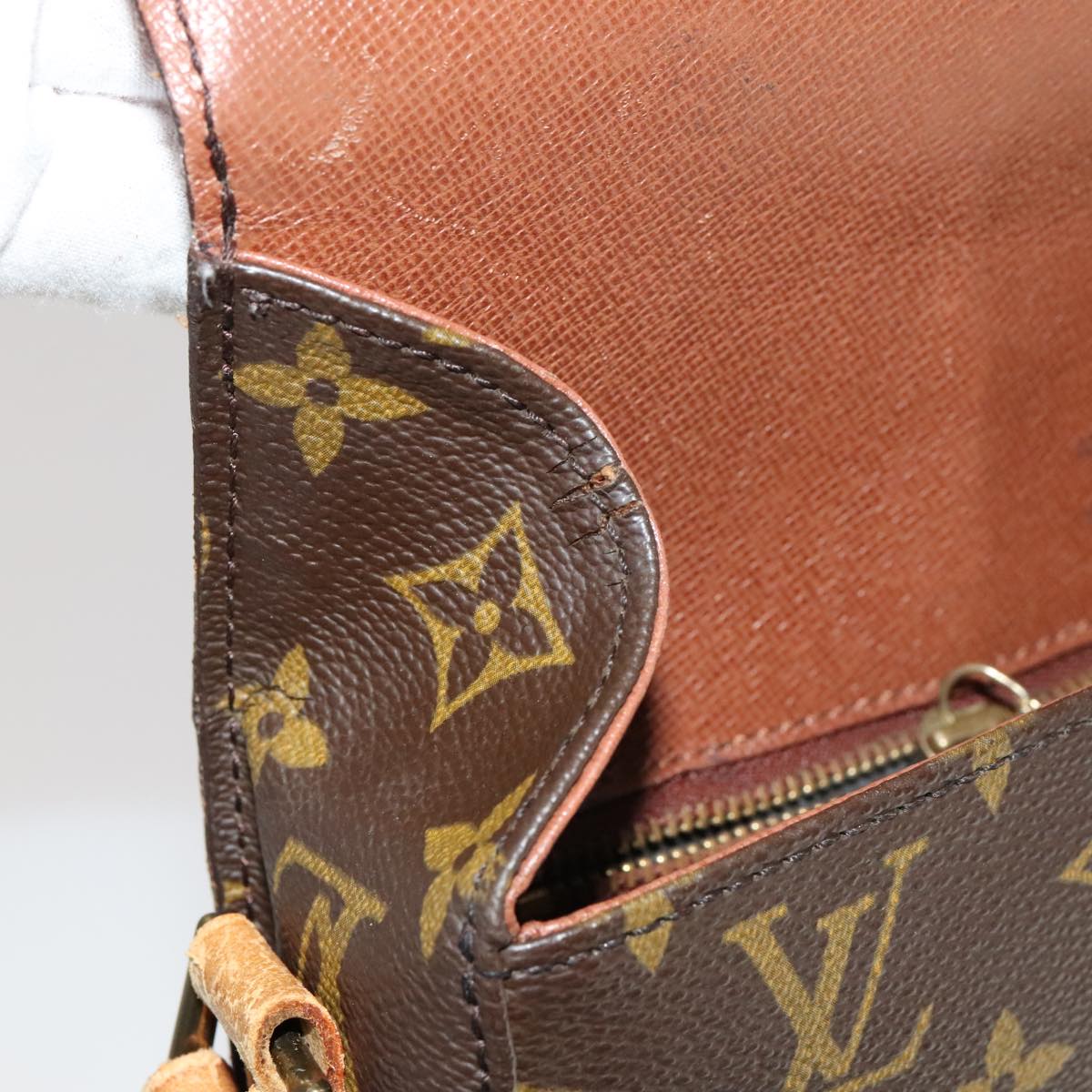 LOUIS VUITTON Monogram Saint Cloud GM Shoulder Bag M51242 LV Auth 111154