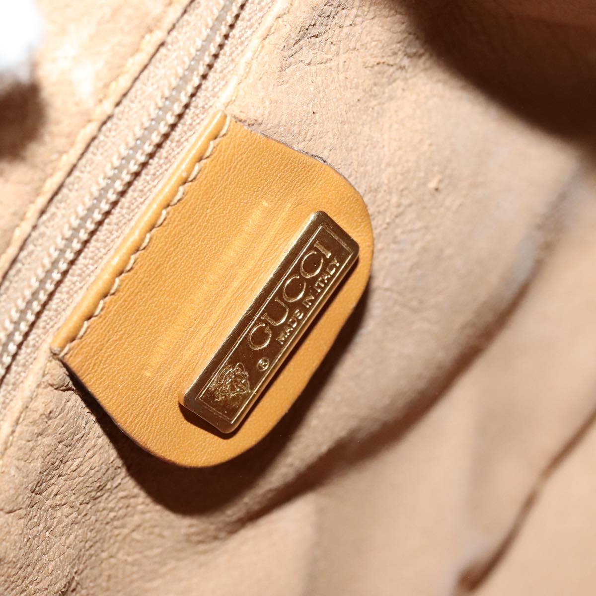 GUCCI Micro GG Supreme Shoulder Bag PVC Brown 007 14 0071 Auth 111171