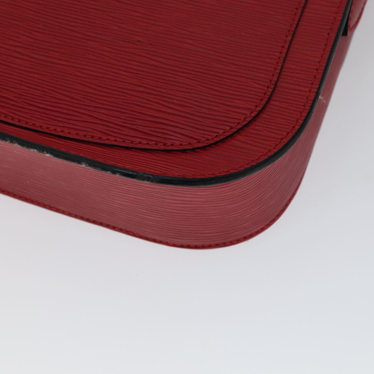 LOUIS VUITTON Epi Saint Cloud GM Shoulder Bag Red M52197 LV Auth 111225