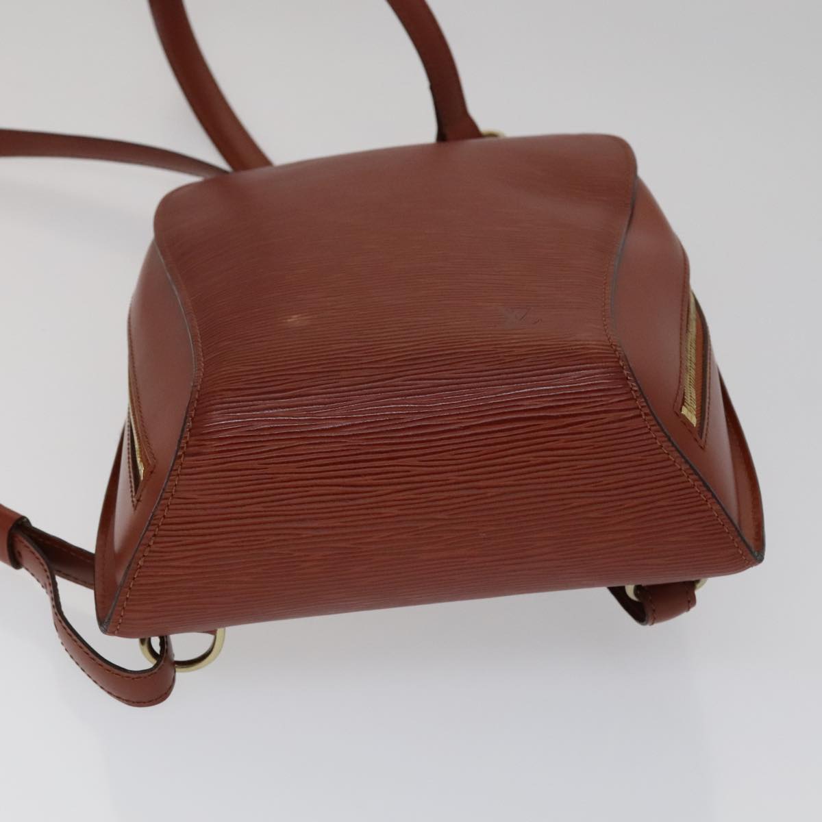 LOUIS VUITTON Epi Mabillon Backpack Brown M52233 LV Auth 111228