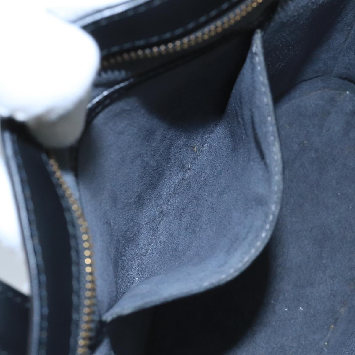 LOUIS VUITTON Epi Saint Jacques Hand Bag Black M52272 LV Auth 111231