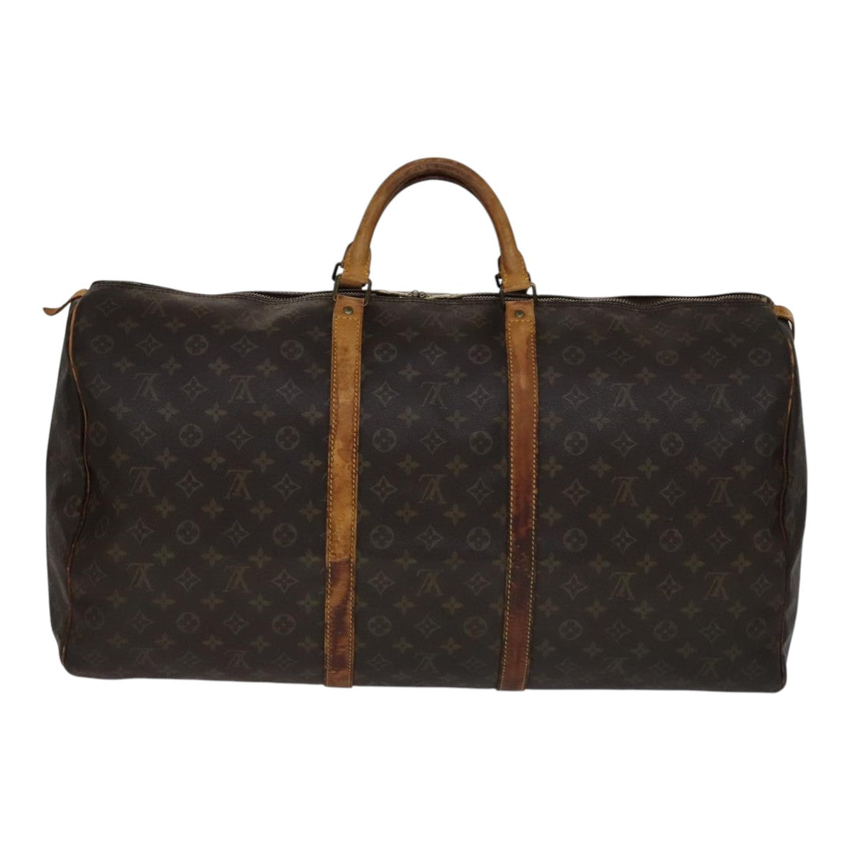 LOUIS VUITTON Monogram Keepall 60 Boston Bag M41422 LV Auth 111294