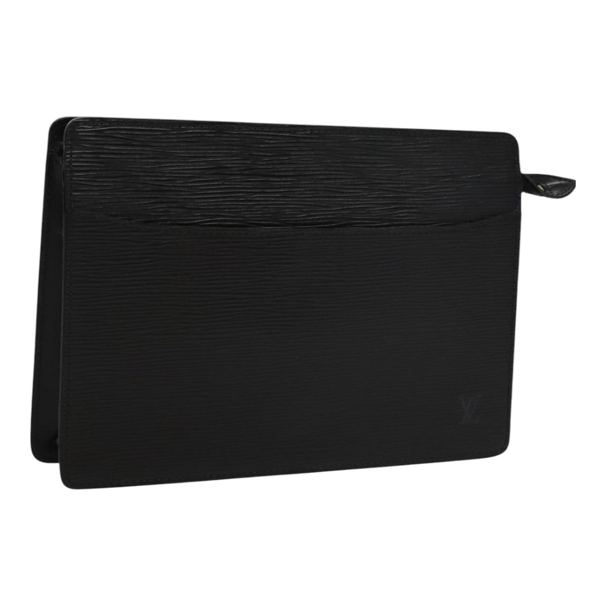 LOUIS VUITTON Epi Pochette Homme Clutch Bag Black Noir M52522 LV Auth 111337