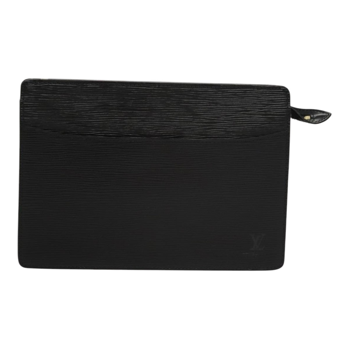 LOUIS VUITTON Epi Pochette Homme Clutch Bag Black Noir M52522 LV Auth 111337