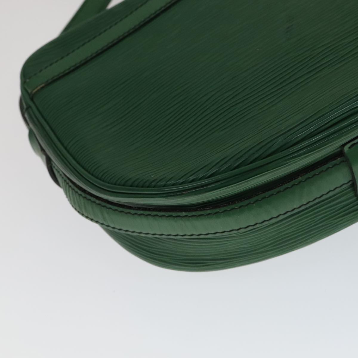 LOUIS VUITTON Epi Jeune Fille MM Shoulder Bag Green M52154 LV Auth 111341