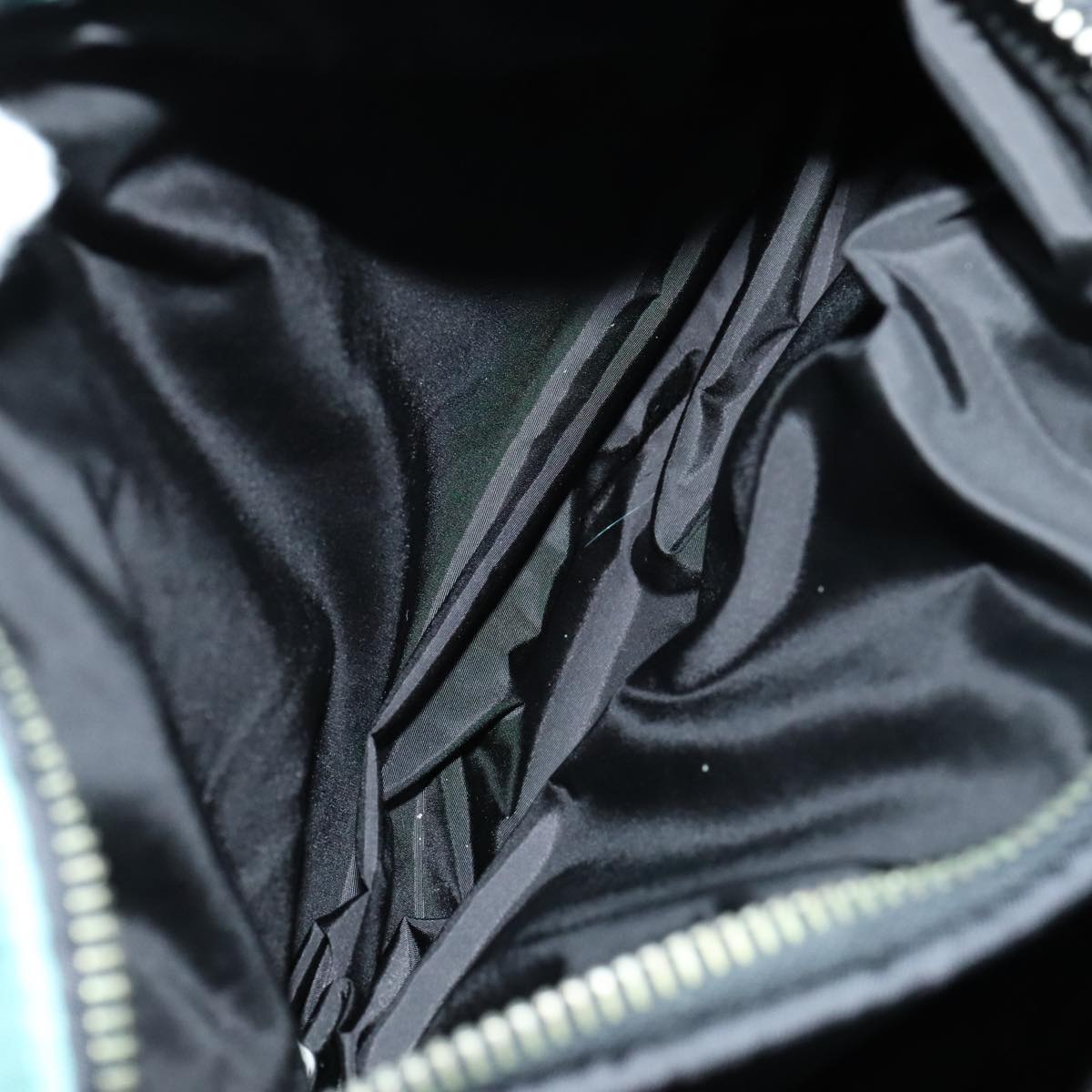 PRADA Hand Bag Nylon 2way Turquoise Blue Auth 111354V