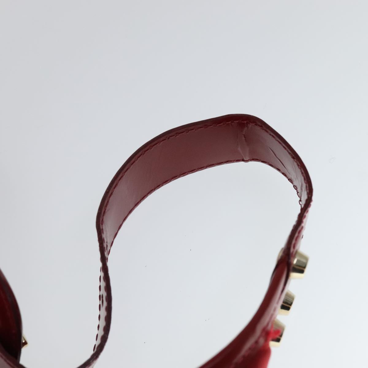 BURBERRY Shoulder Bag Nylon Red Auth 111357