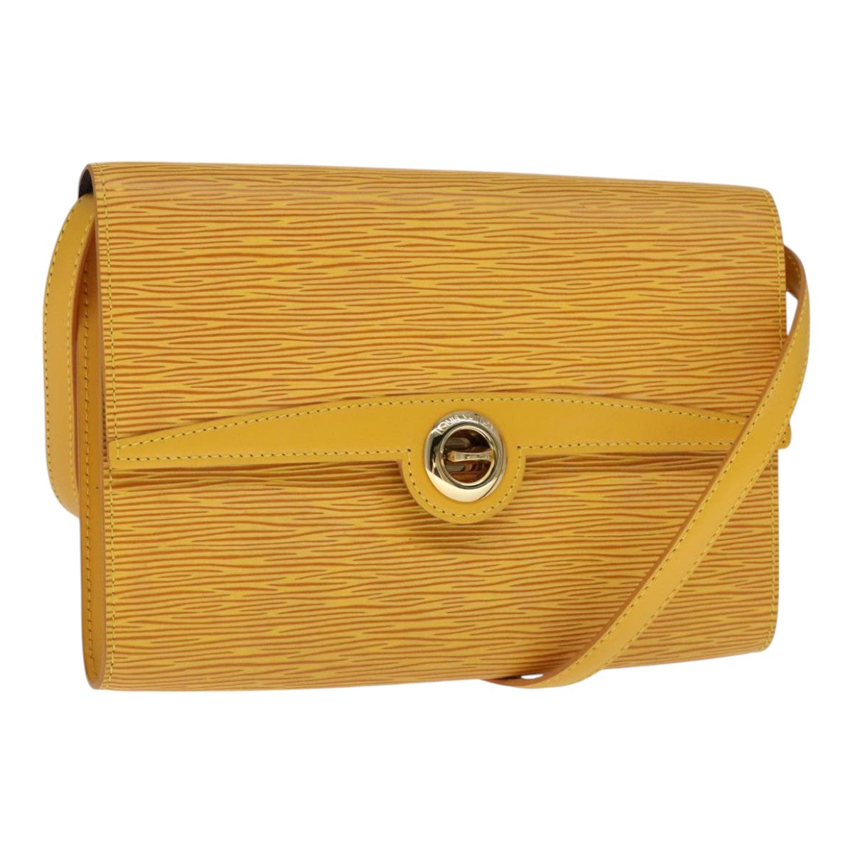 LOUIS VUITTON Epi Arsch Shoulder Bag Yellow M52579 LV Auth 111373