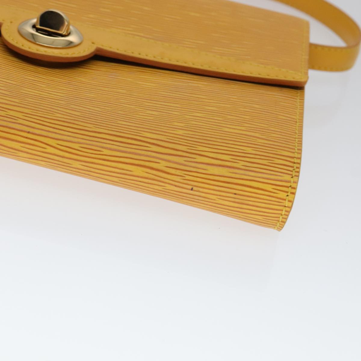 LOUIS VUITTON Epi Arsch Shoulder Bag Yellow M52579 LV Auth 111373