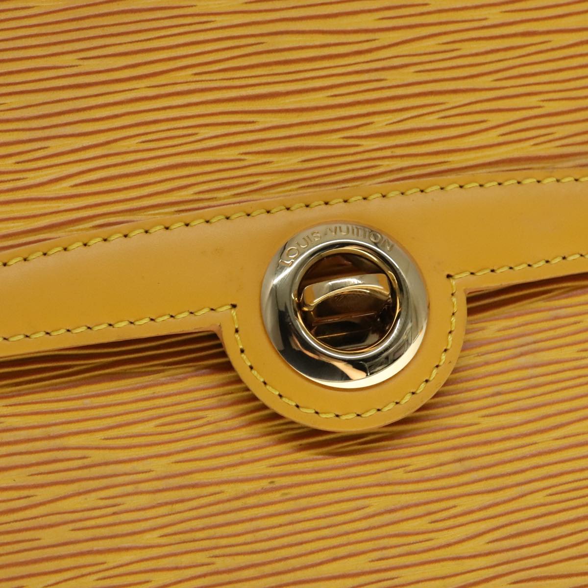 LOUIS VUITTON Epi Arsch Shoulder Bag Yellow M52579 LV Auth 111373