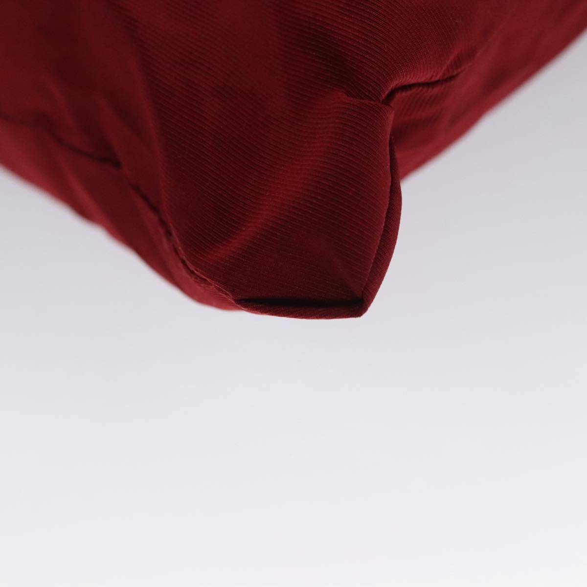 Miu Miu Folding Type Tote Bag Nylon Red Auth 111415V