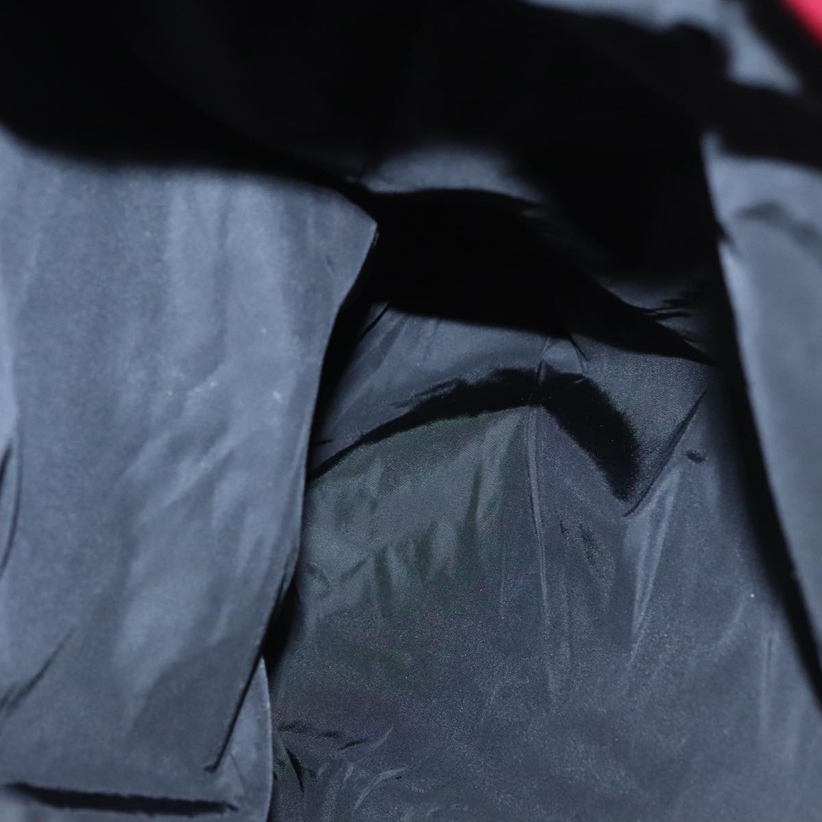 Miu Miu Folding Type Tote Bag Nylon Red Auth 111415V