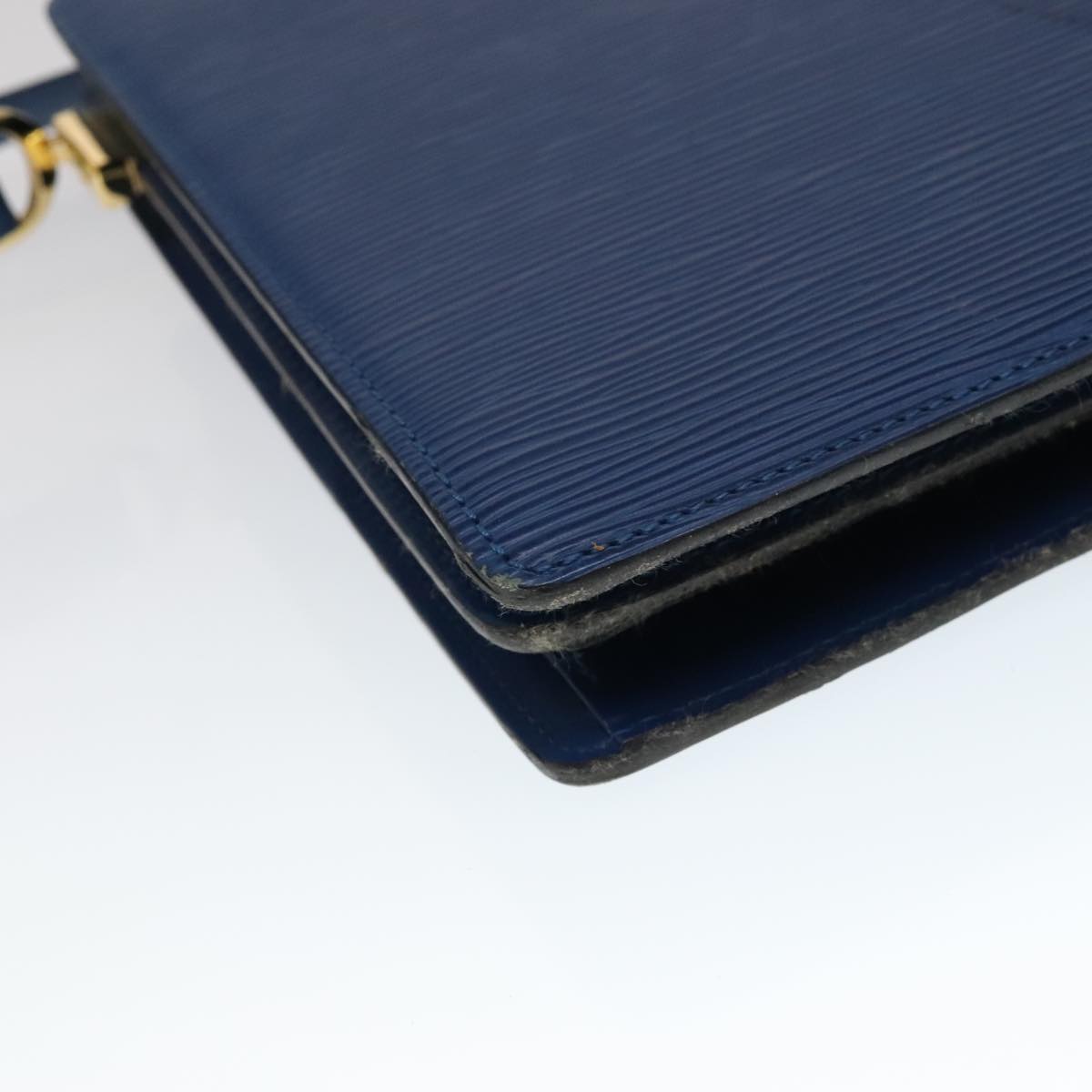 LOUIS VUITTON Epi Capuchin Shoulder Bag Blue M52345 LV Auth 111419