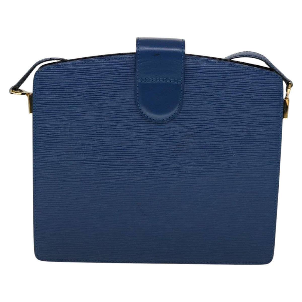 LOUIS VUITTON Epi Capuchin Shoulder Bag Blue M52345 LV Auth 111419