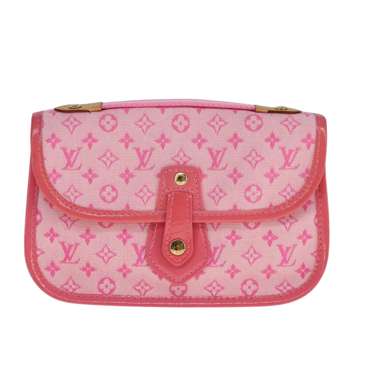LOUIS VUITTON Monogram Mini Trousse Marie Kate Strawberry M92934 Auth 111458AV