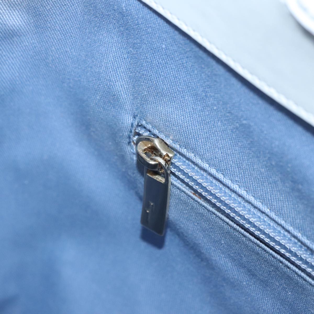 Salvatore Ferragamo Gancini Hand Bag Wicker White Auth 111468