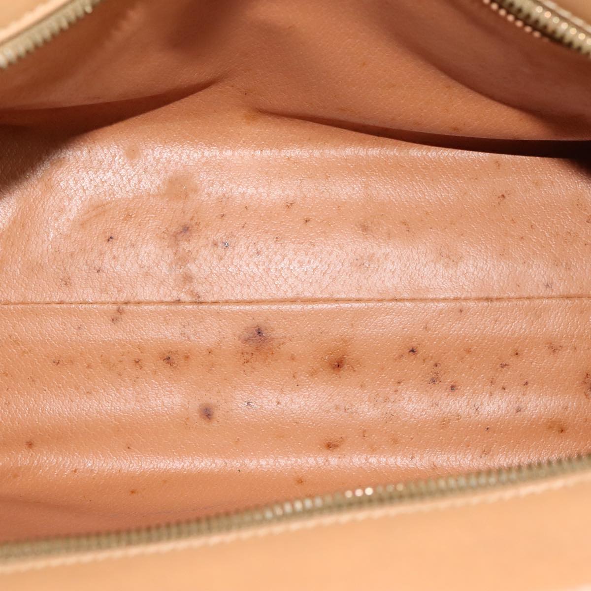 CELINE Macadam Canvas Hand Bag PVC Leather 2way Brown Auth 111490