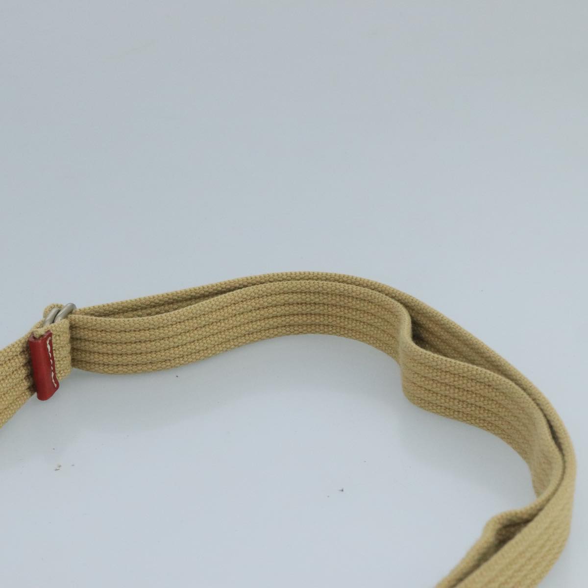 BURBERRY Nova Check Blue Label Shoulder Bag Canvas Beige Auth 111495