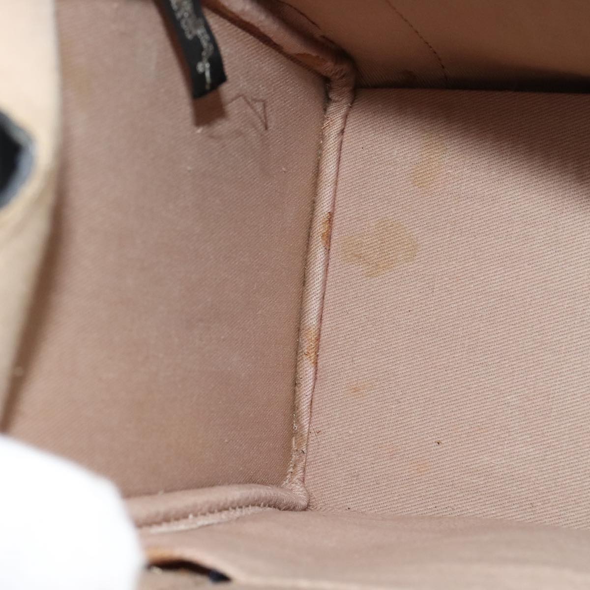 Christian Dior Trotter Canvas Shoulder Bag Navy Auth 111522