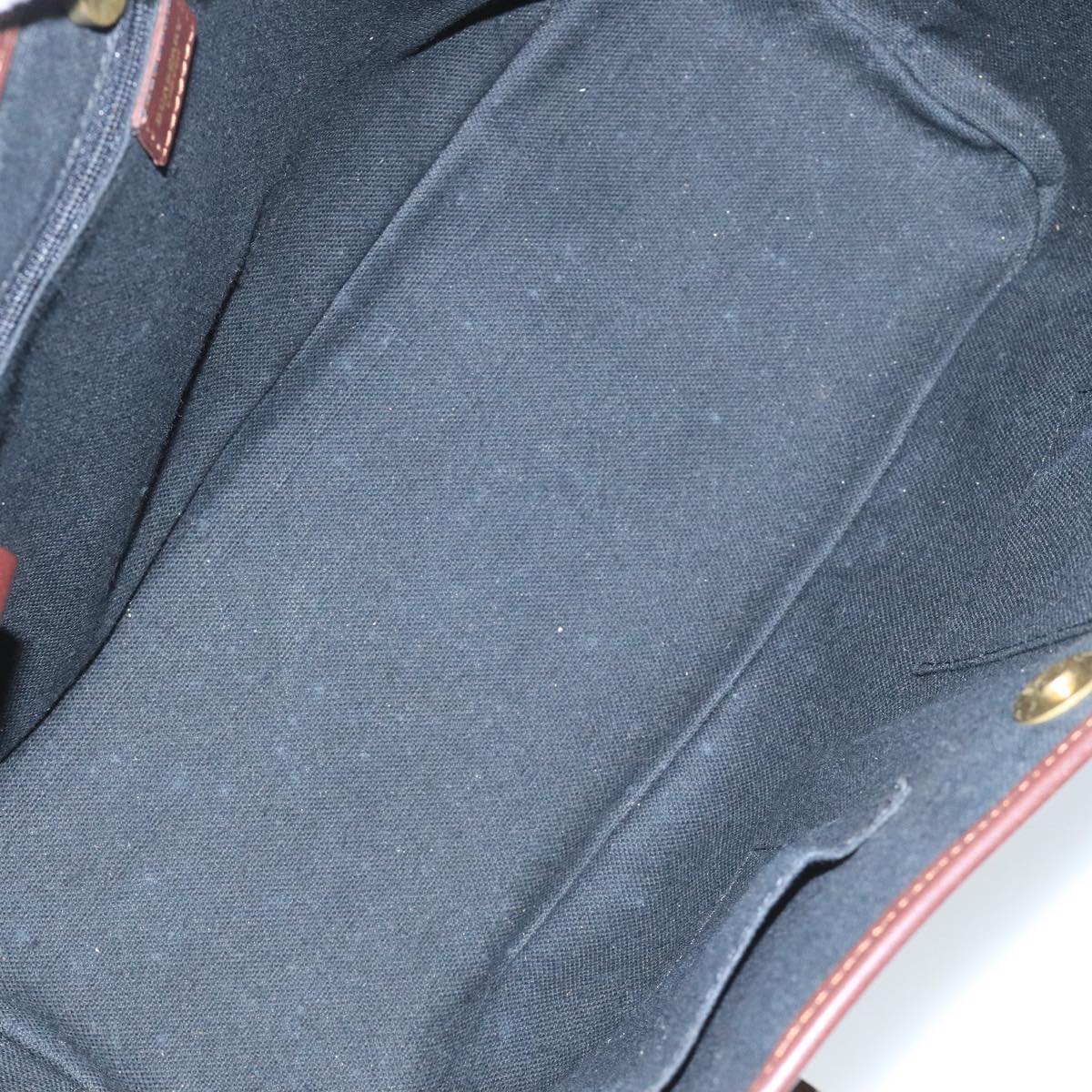 BURBERRY Nova Check Tote Bag PVC Beige Auth 111553