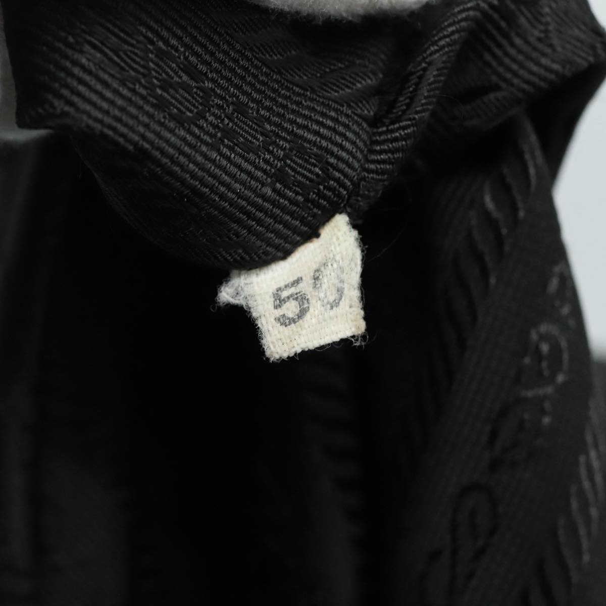 PRADA Shoulder Bag Nylon Black Auth 111609