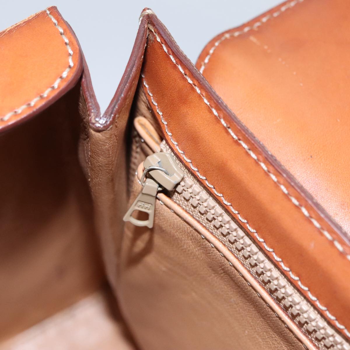 CELINE Macadam Canvas Hand Bag PVC Leather 2way Brown Auth 111670