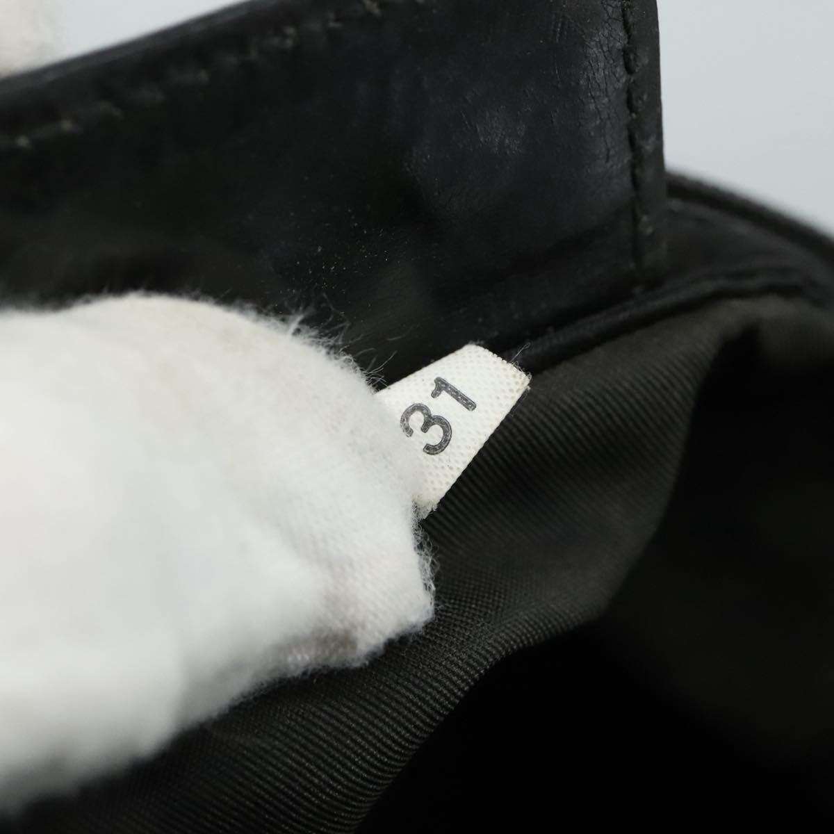 PRADA Shoulder Bag Nylon Black Auth 111765