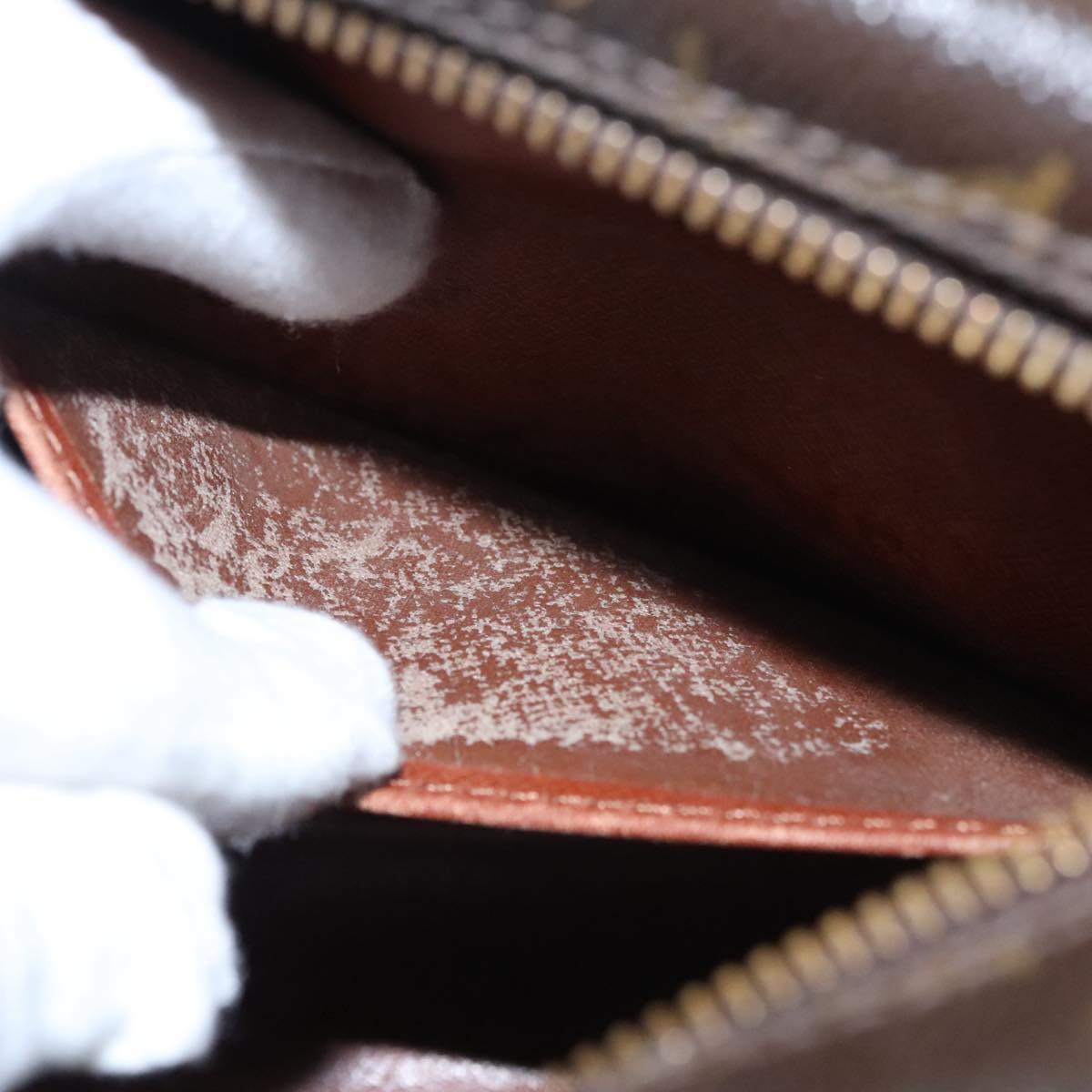 LOUIS VUITTON Monogram Compiegne 28 Clutch Bag M51845 LV Auth 111802
