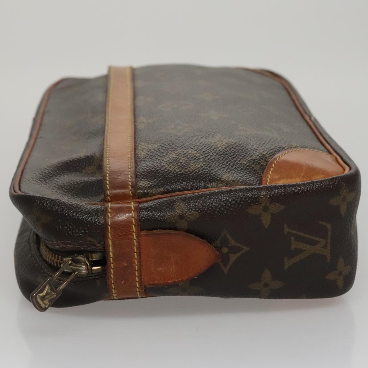 LOUIS VUITTON Monogram Compiegne 28 Clutch Bag M51845 LV Auth 111802
