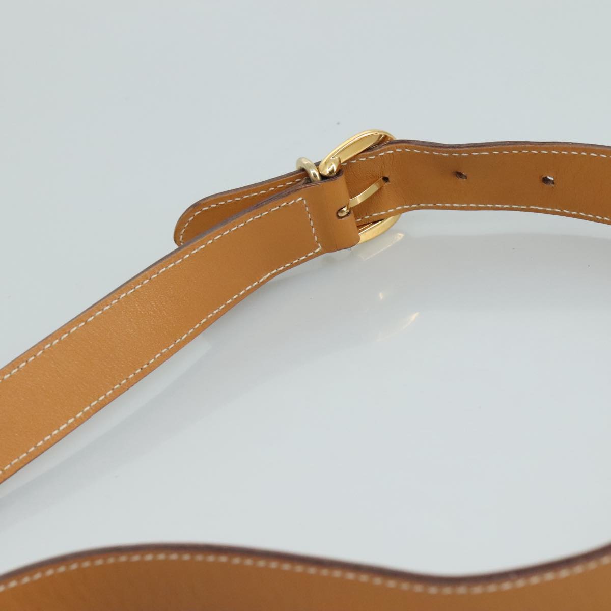 GUCCI Micro GG Supreme Shoulder Bag PVC Beige Auth 111808