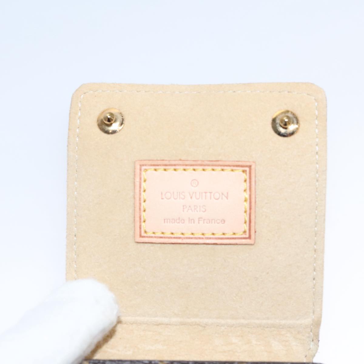 LOUIS VUITTON Monogram Jewelry case Jewelry Box LV Auth 111824V