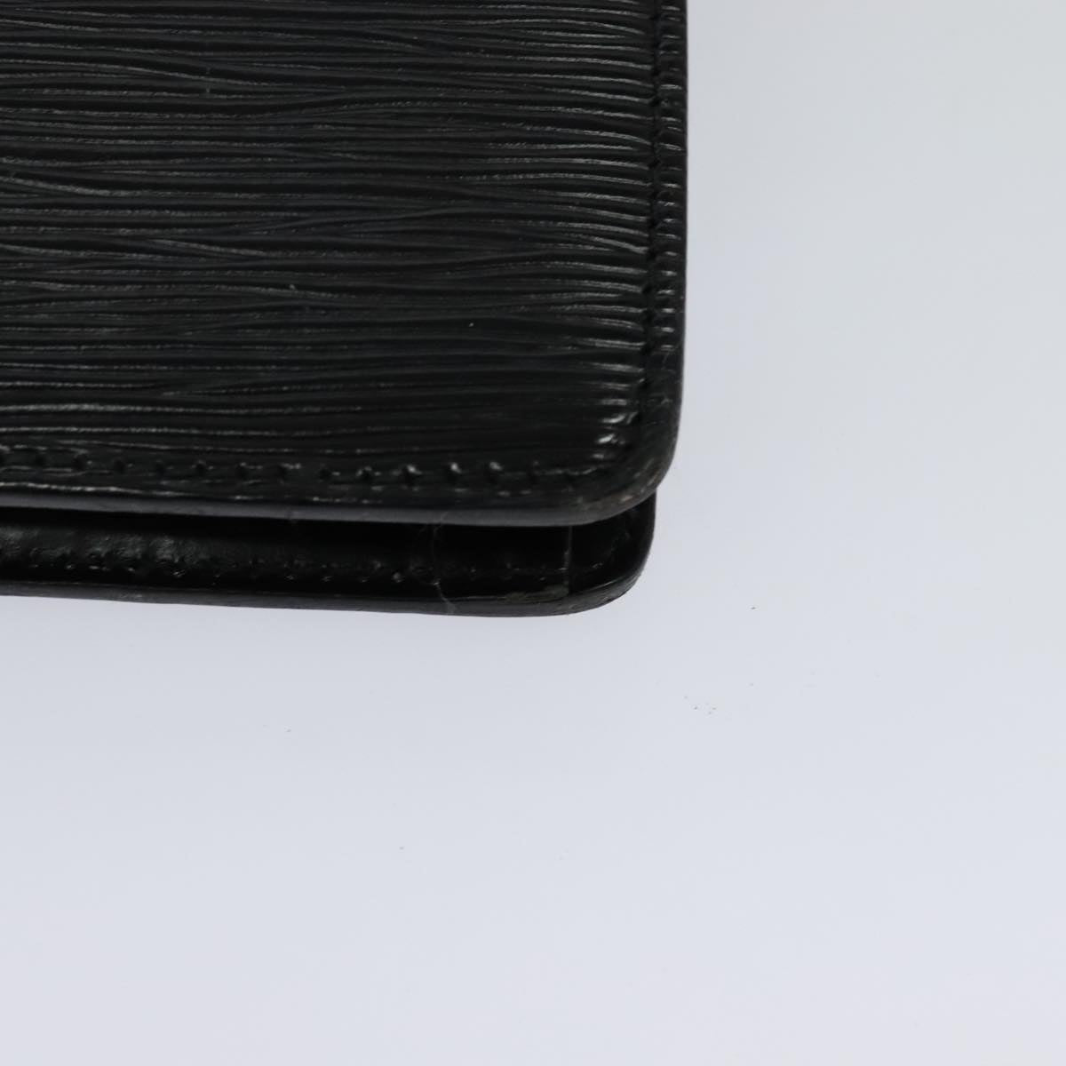 LOUIS VUITTON Epi Capuchin Shoulder Bag Black M52342 LV Auth 111907