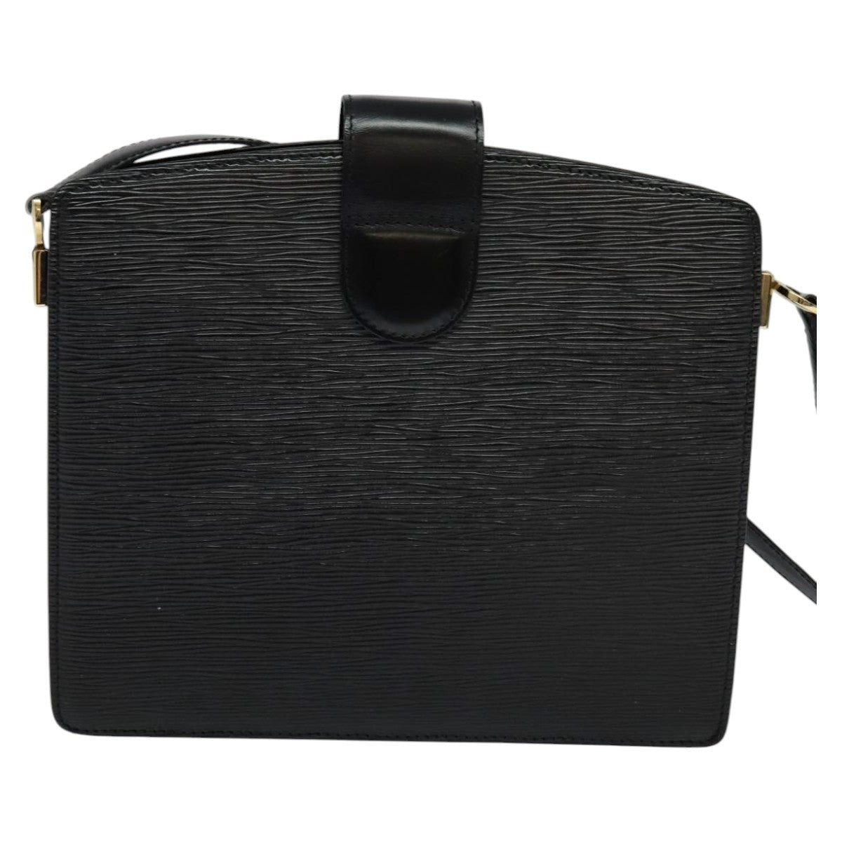 LOUIS VUITTON Epi Capuchin Shoulder Bag Black M52342 LV Auth 111907A