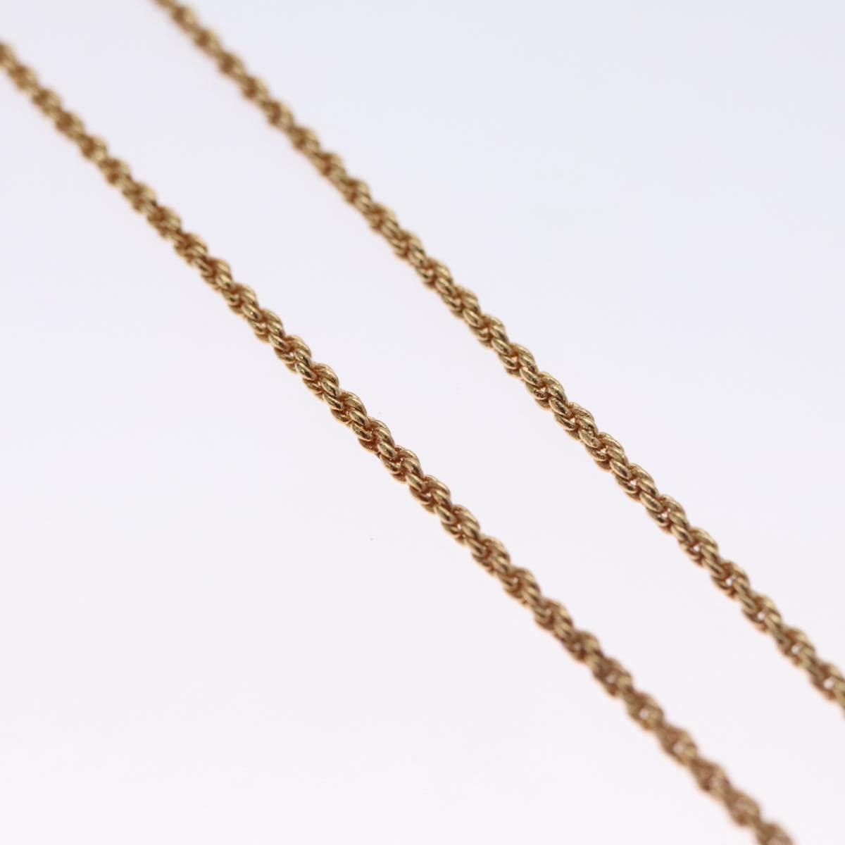 Christian Dior Necklace metal Gold Auth 111950