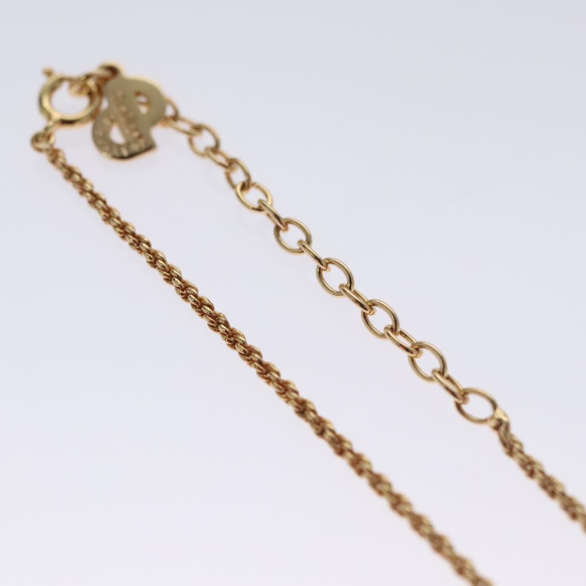 Christian Dior Necklace metal Gold Auth 111950