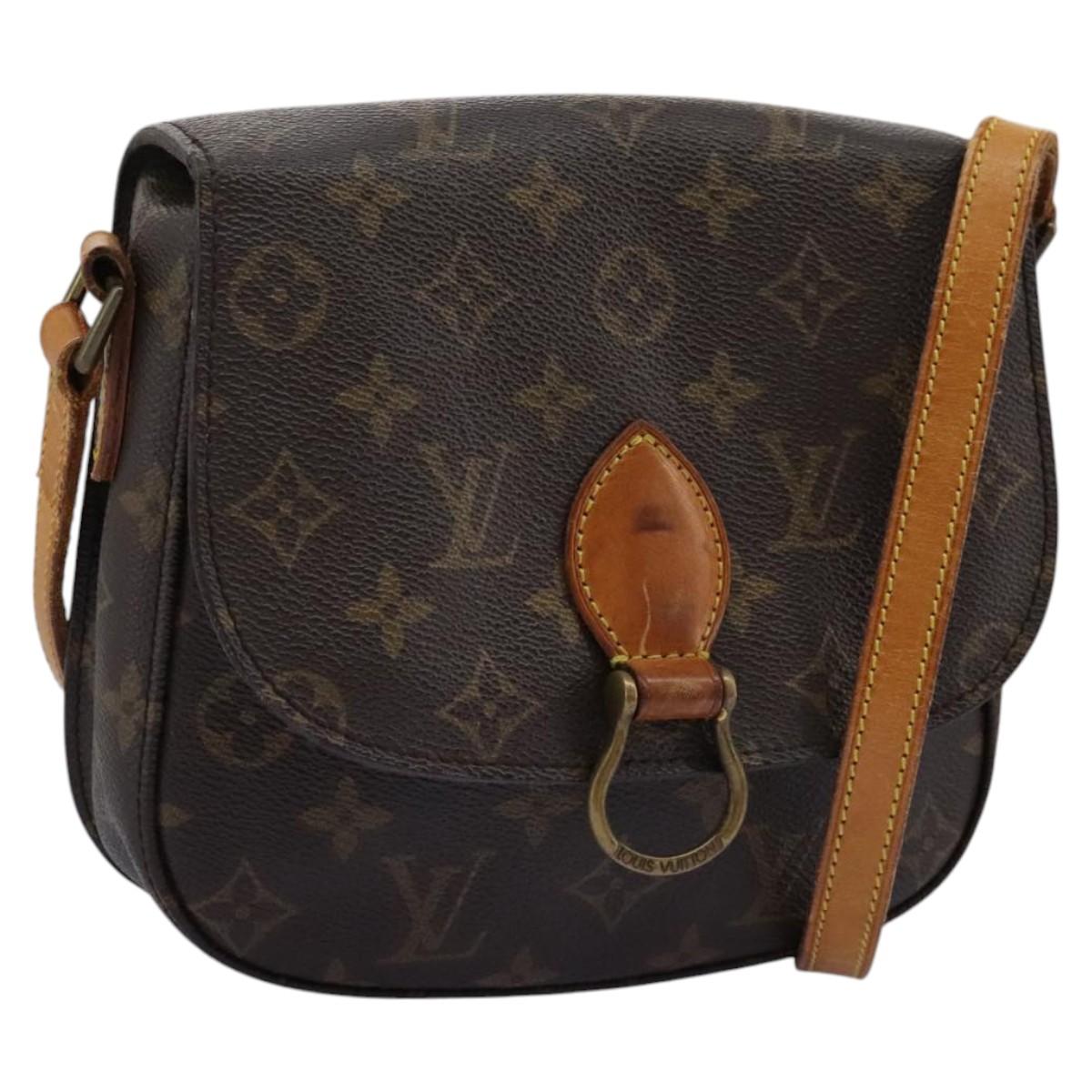 LOUIS VUITTON Monogram Saint Cloud MM Shoulder Bag M51243 LV Auth 112049