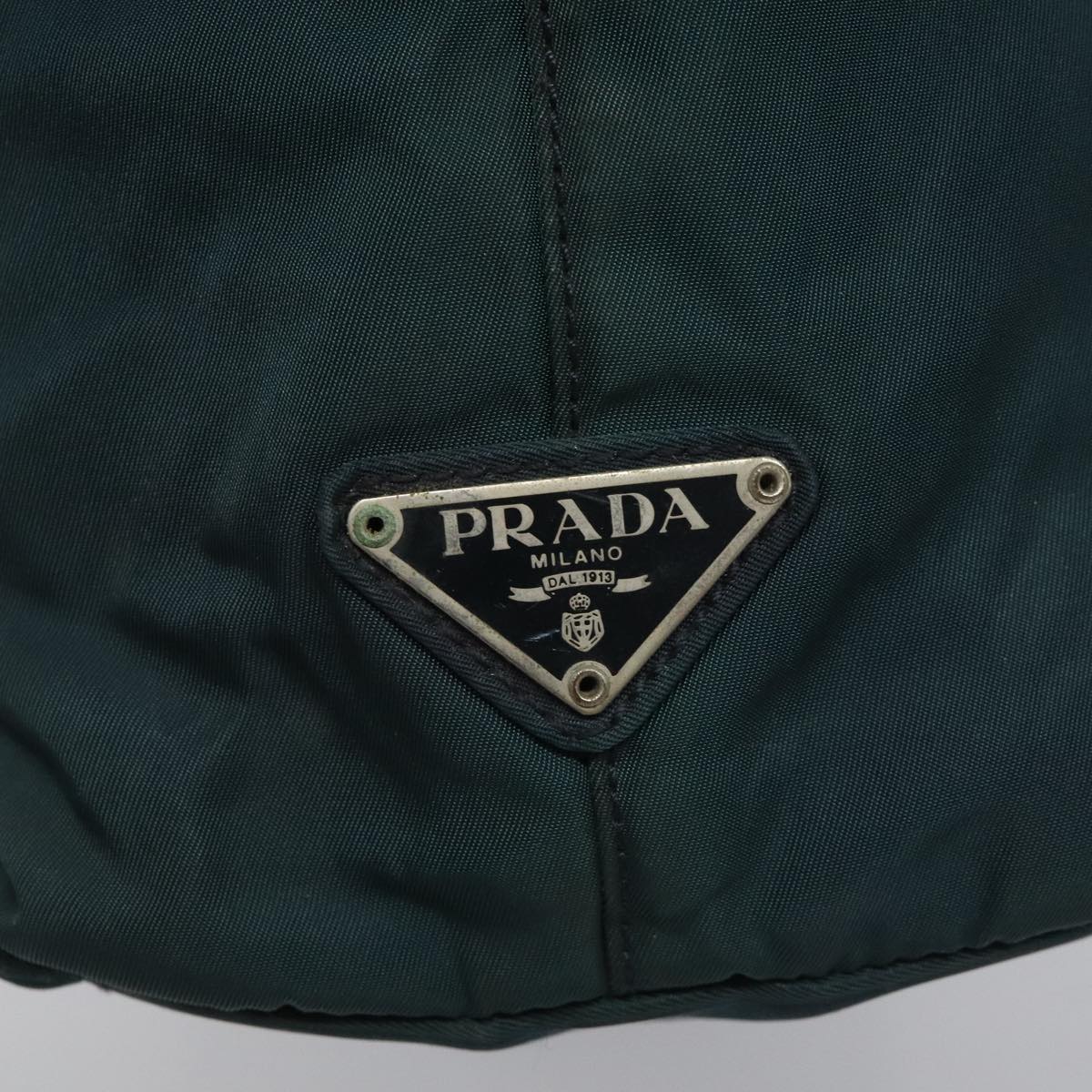 PRADA Hand Bag Nylon Navy Auth 112087