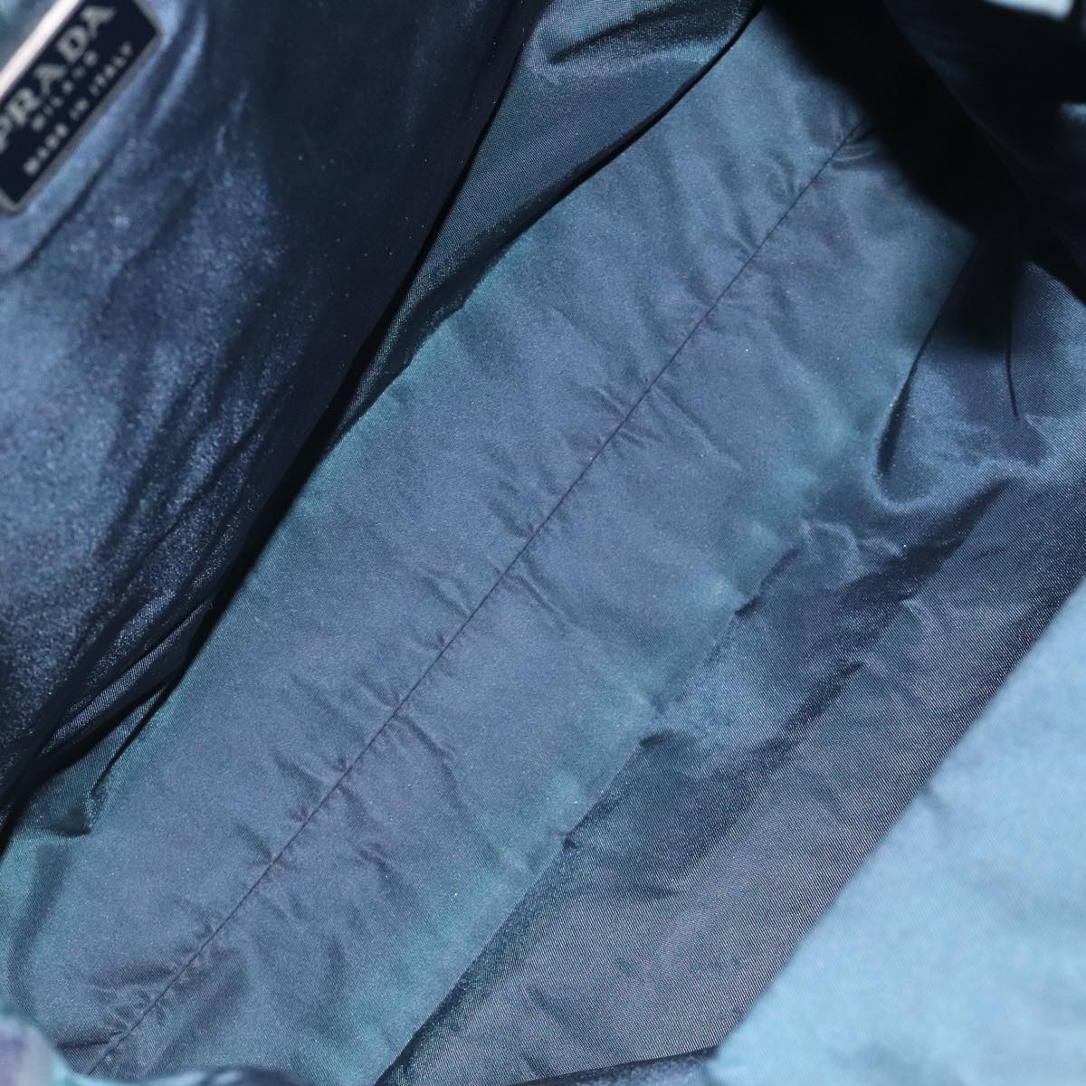 PRADA Hand Bag Nylon Navy Auth 112087