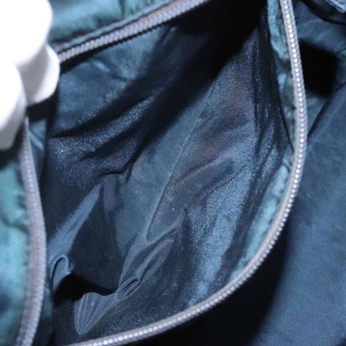 PRADA Hand Bag Nylon Navy Auth 112087