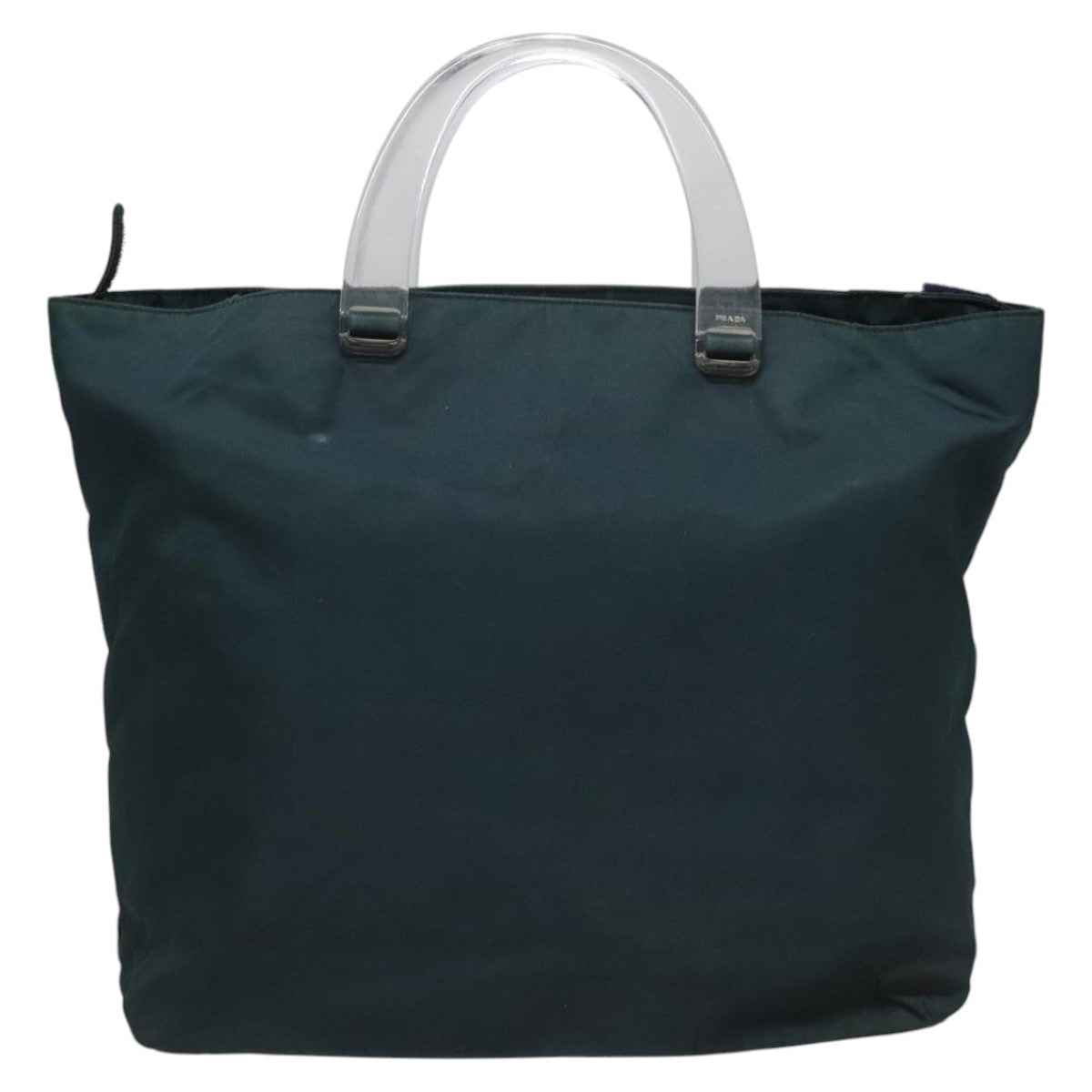 PRADA Hand Bag Nylon Navy Auth 112087