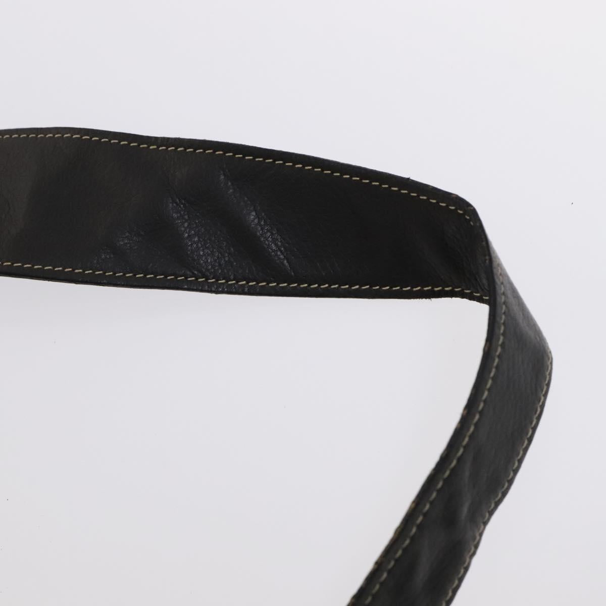 BURBERRY Shoulder Black Label Business Bag 2Set Blue Black Auth 112221