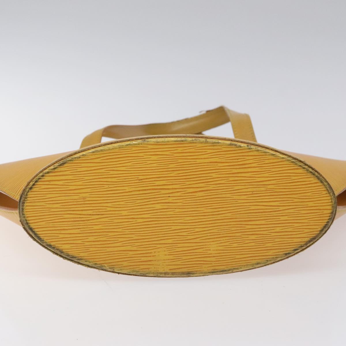 LOUIS VUITTON Epi Saint Jacques Hand Bag Yellow M52279 LV Auth 112251