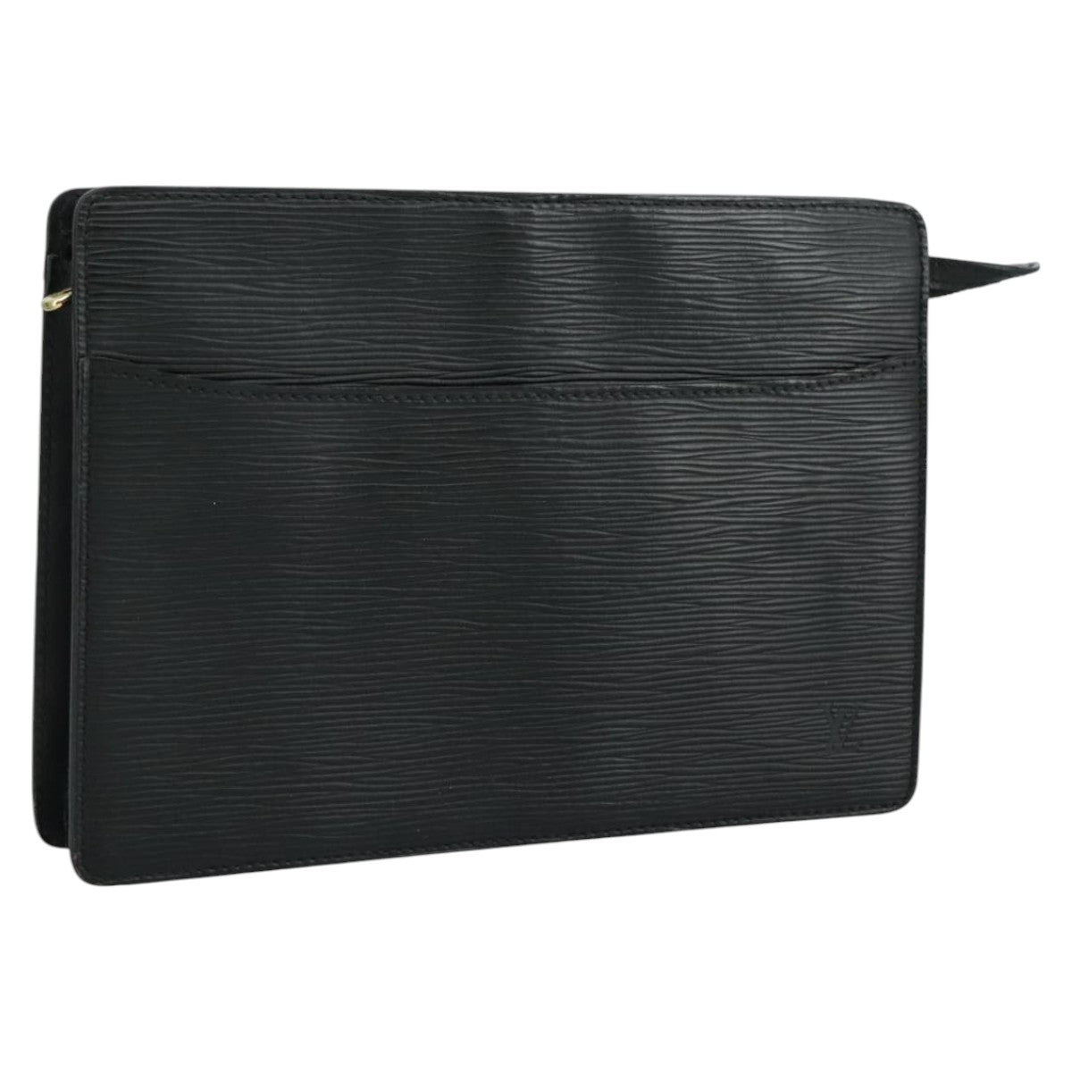 LOUIS VUITTON Epi Pochette Homme Clutch Bag Black Noir M52522 LV Auth 112324